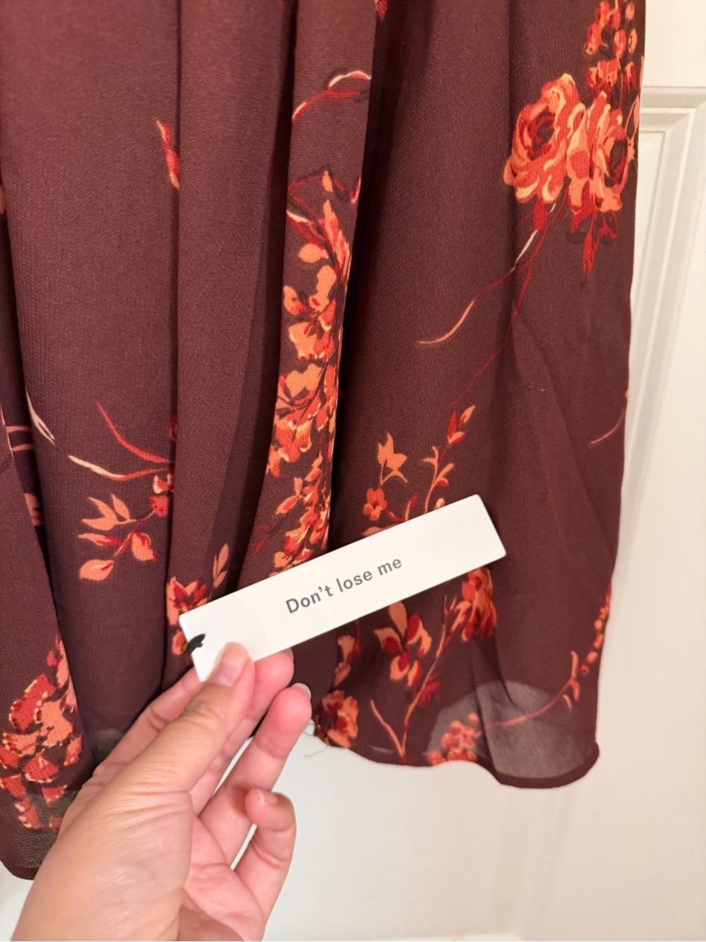 Reformation Floral Wine Maxi Dress - Picture 7 of 9